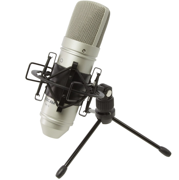 TASCAM TM-80 CONDENSER MICROPHONE SILVER