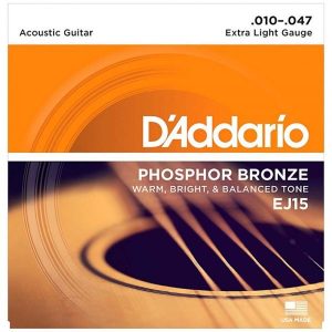 D’ADDARIO EJ15 PHOSPHOR BRONZE WOUND ACOUSTIC STRING