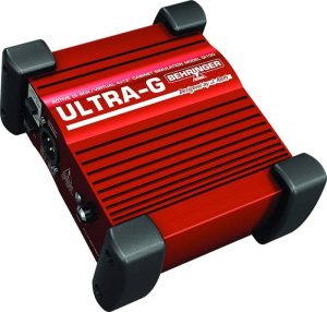 BEHRINGER GI100 DI BOX PHANTOM POWERED WITH SPEAKER EMULATED