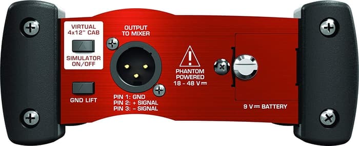 BEHRINGER GI100 DI BOX PHANTOM POWERED WITH SPEAKER EMULATED - Gambar 2